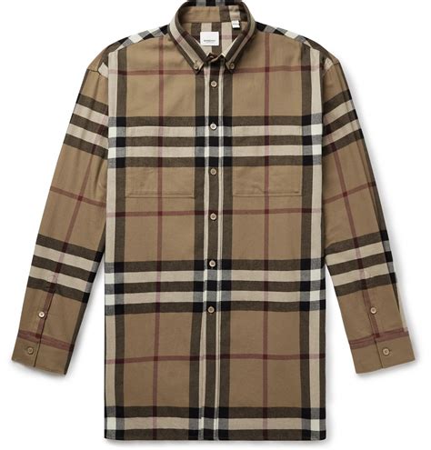 burberry button down shirt men's short sleeve|burberry flannel shirt men's.